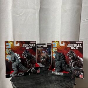 Bandai Namco Godzilla Lot Godzilla 2023 and Godzilla 1954 + Burning Godzilla NEW